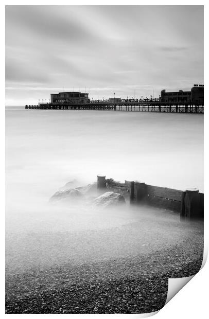 Worthing Pier Print by Neil Overy