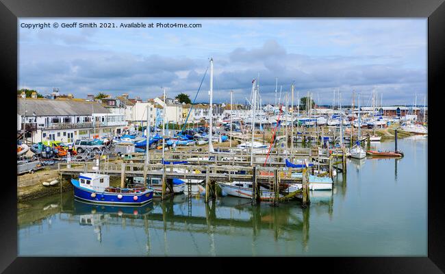 River Adur at Shoreham by Sea Framed Print by Geoff Smith
