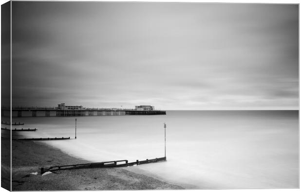 Worthing Pier Fine Art Canvas Print by Neil Overy