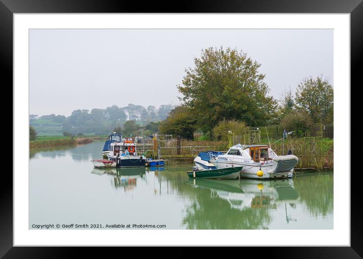 River Arun in Autumn Framed Mounted Print by Geoff Smith