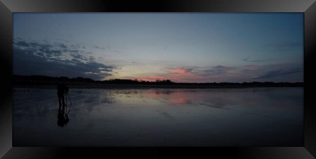 Taking the sunset  Framed Print by Jon Fixter