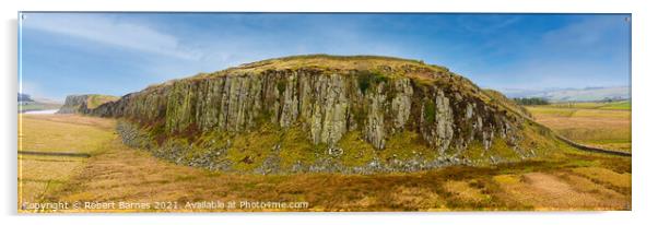 Sycamore Gap, Cliffs Acrylic by Lrd Robert Barnes