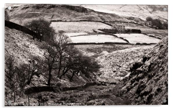 Yorkshire dale Acrylic by craig hopkins