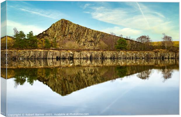 Cawfield Quarry Canvas Print by Lrd Robert Barnes