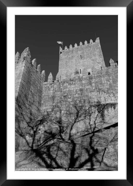 Medieval Castle of Guimaraes 2 Framed Mounted Print by Angelo DeVal