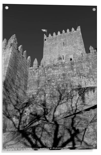 Medieval Castle of Guimaraes 2 Acrylic by Angelo DeVal