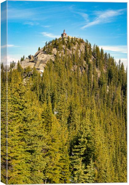 Sulphur Mountain, Banff, Canada Canvas Print by Mark Llewellyn