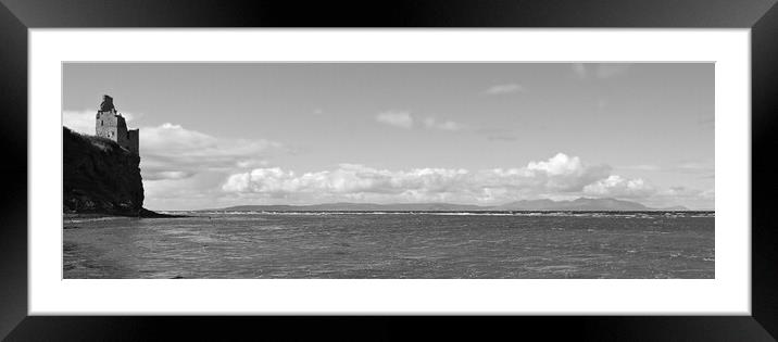 Isle of Arran  framed by Greenan Castle Framed Mounted Print by Allan Durward Photography