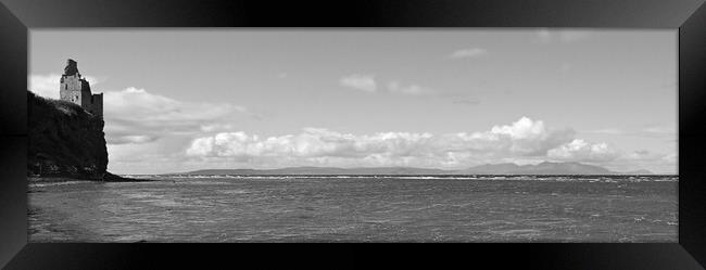 Isle of Arran  framed by Greenan Castle Framed Print by Allan Durward Photography