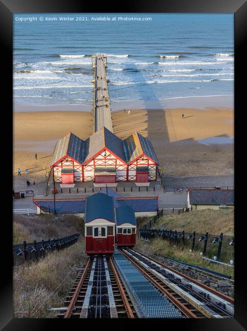 Saltburn pier Framed Print by Kevin Winter