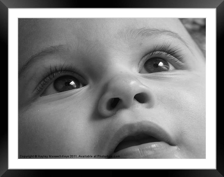 Baby Innocence Framed Mounted Print by Hayley Maxwell-Keys