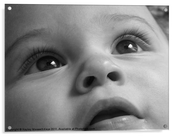 Baby Innocence Acrylic by Hayley Maxwell-Keys