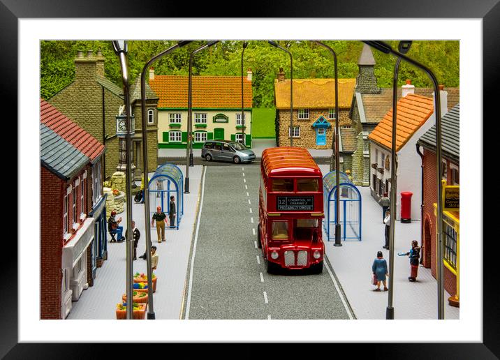 At The Bus Stop 4 Framed Mounted Print by Steve Purnell