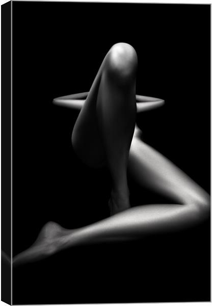 Nude woman bodyscape 76 Canvas Print by Johan Swanepoel
