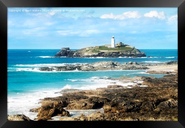 Classic Godrevy Framed Print by Terri Waters