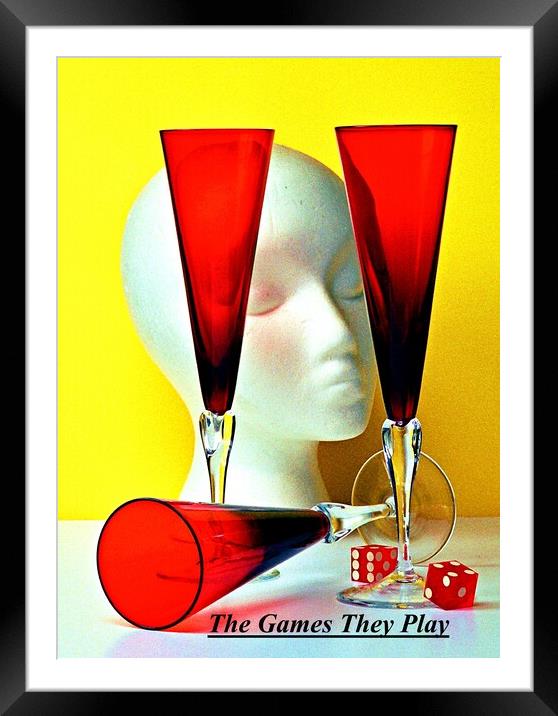 The Games They Play Framed Mounted Print by Elf Evans