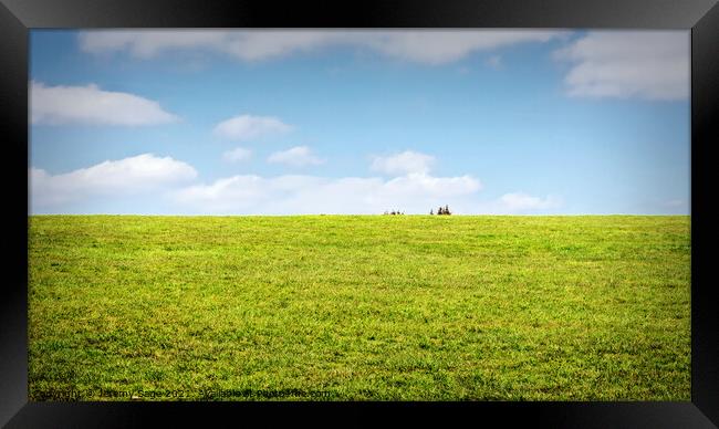 Rolling Hills of Kent Framed Print by Jeremy Sage