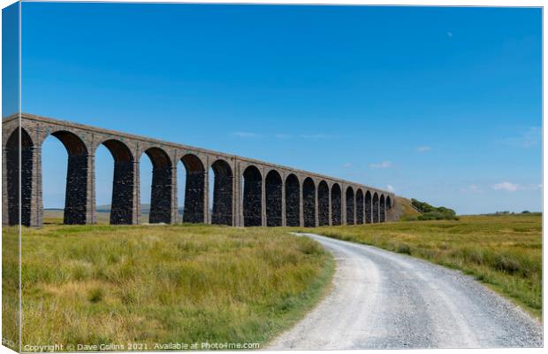 Ribblehead Viaduct, Yorkshire, England Canvas Print by Dave Collins