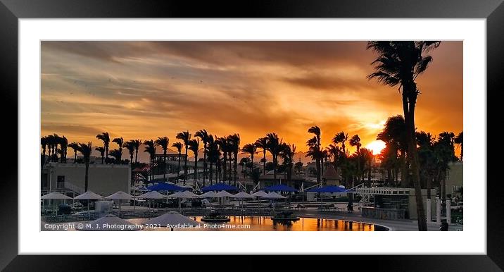 Outdoor of Hurghada in Egypt Framed Mounted Print by M. J. Photography