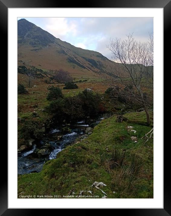 Lake District Valley Stream  Framed Mounted Print by Mark Ritson