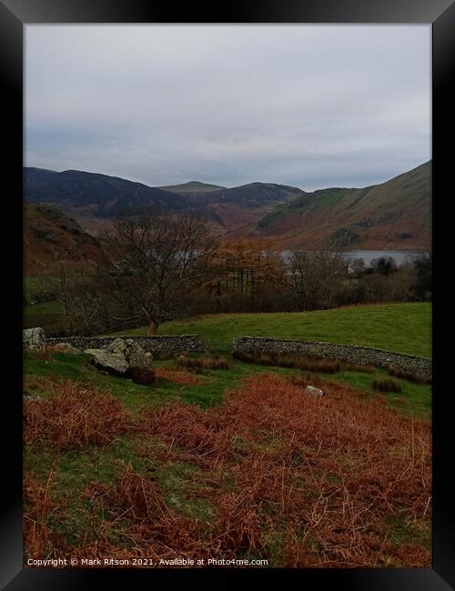 Crummock Water  Framed Print by Mark Ritson