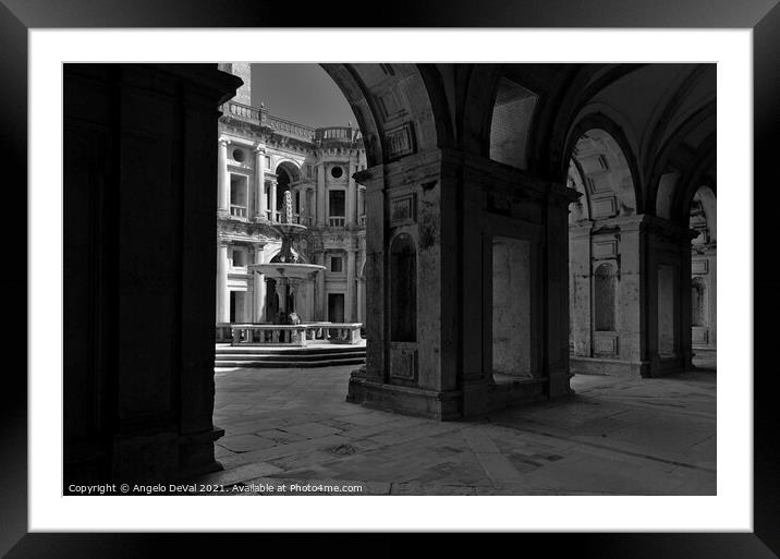 Arches in the Templar Convent of Christ Framed Mounted Print by Angelo DeVal