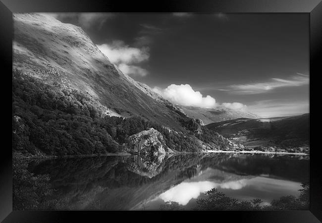 Llyn Gwynant Framed Print by Dorit Fuhg