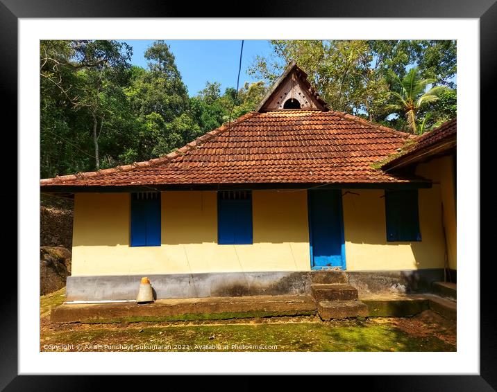 well preserved old house in Kerala India  Framed Mounted Print by Anish Punchayil Sukumaran