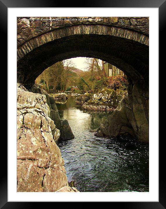 Under the bridge Framed Mounted Print by Ian Tomkinson