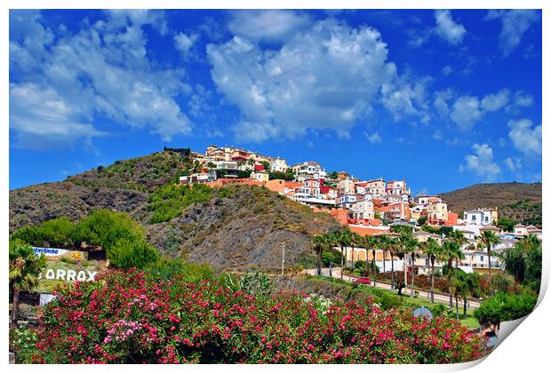 Torrox Costa Del Sol Andalusia Spain Print by Andy Evans Photos