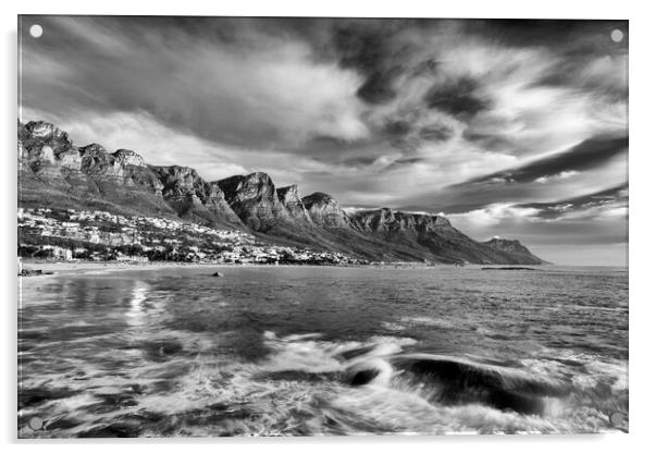 12 Apostles South Africa Landscape 1 Acrylic by Neil Overy
