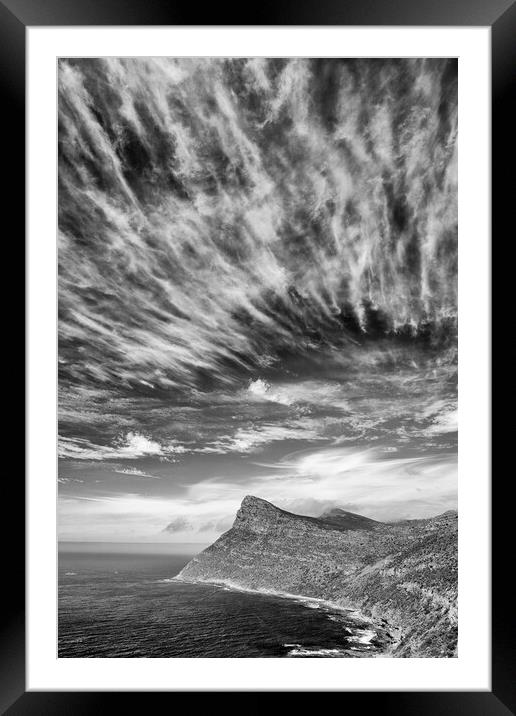 False Bay, South Africa, Landscape 2 Framed Mounted Print by Neil Overy