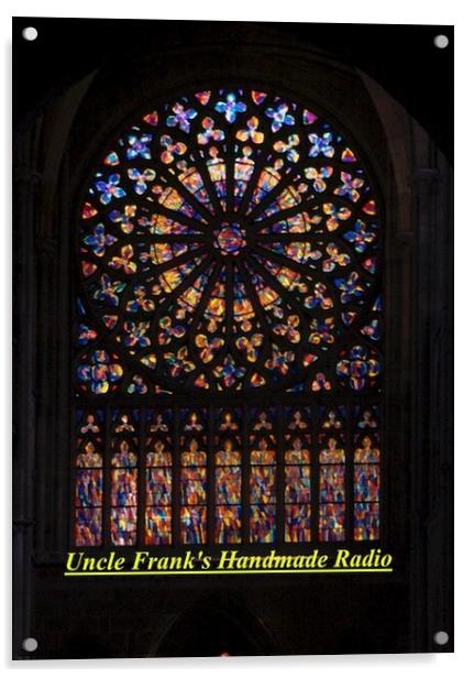 Uncle Frank's Handmade Radio Acrylic by Elf Evans