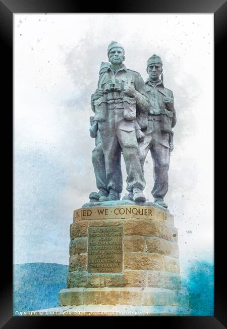 Commando Memorial Lochaber Framed Print by Jaxx Lawson