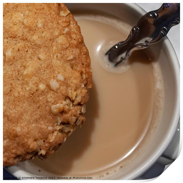 Oatmeal Cookie & Coffee Print by STEPHEN THOMAS