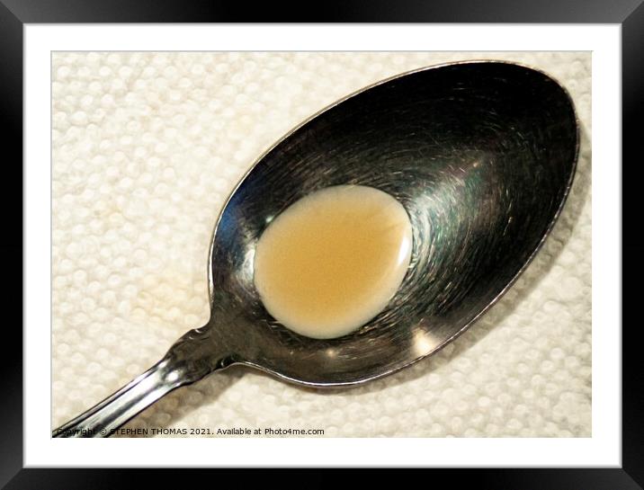 The Spoon That Stirred The Coffee  Framed Mounted Print by STEPHEN THOMAS