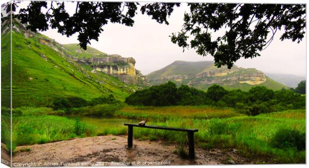 Quiet contemplation, Golden Gate Highlands National Park, Free State Canvas Print by Adrian Turnbull-Kemp