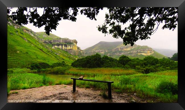 Quiet contemplation, Golden Gate Highlands National Park, Free State Framed Print by Adrian Turnbull-Kemp