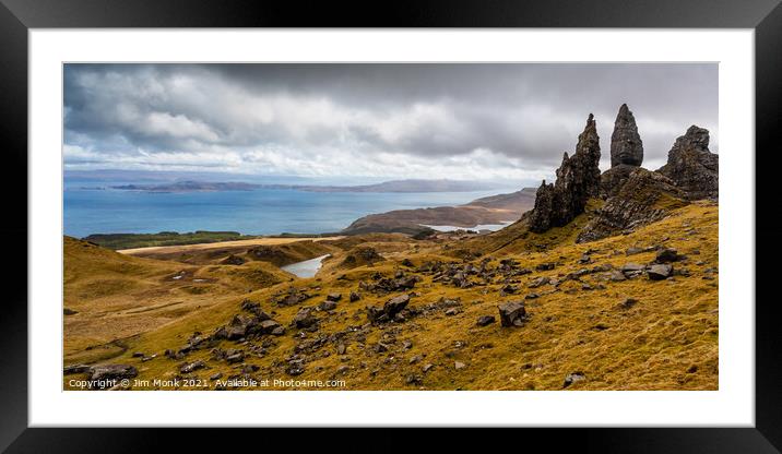 The Old Man of Storr Framed Mounted Print by Jim Monk