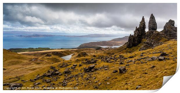 The Old Man of Storr Print by Jim Monk