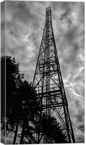 Transmitter Tower  Canvas Print by Anthony Byrne