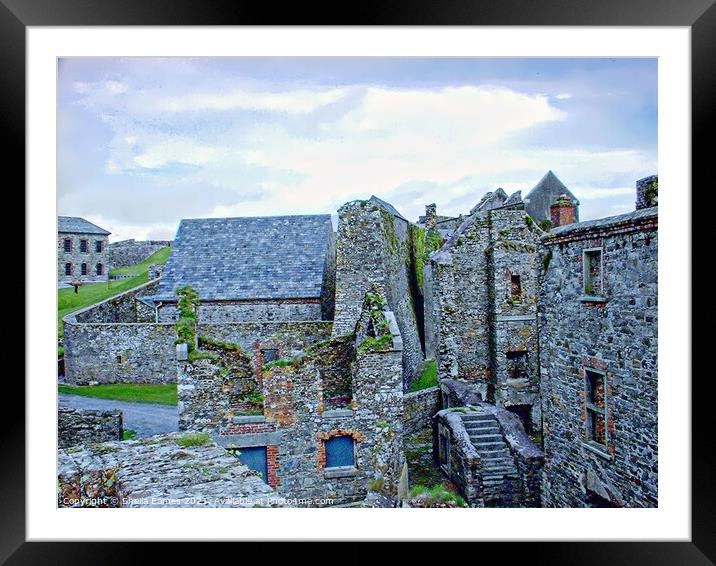 Charles Fort Ruins at Kinsale, Ireland Framed Mounted Print by Sheila Eames
