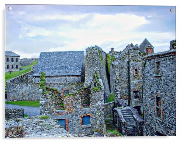 Charles Fort Ruins at Kinsale, Ireland Acrylic by Sheila Eames