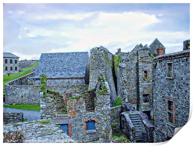 Charles Fort Ruins at Kinsale, Ireland Print by Sheila Eames