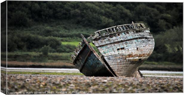 Wales Ship Wreck Canvas Print by Mark ODonnell