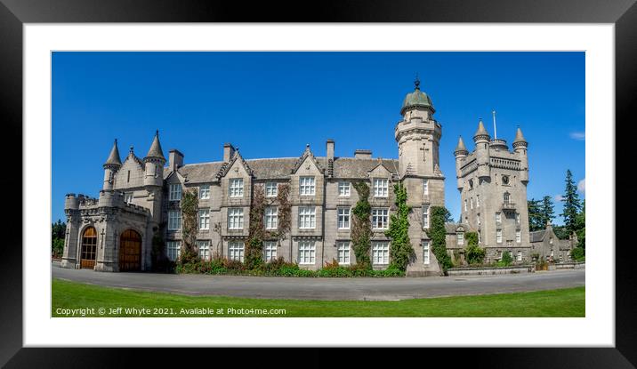 Balmoral Castle Framed Mounted Print by Jeff Whyte