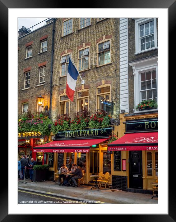 London pubs Framed Mounted Print by Jeff Whyte