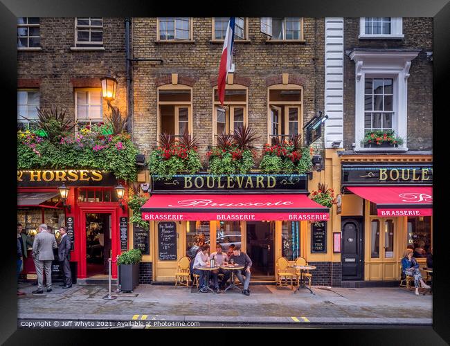London Pubs Framed Print by Jeff Whyte