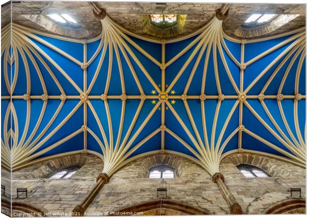 Interior of St. Giles Cathedral  Canvas Print by Jeff Whyte