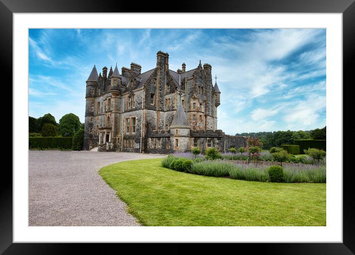 Restored castle in Southern Ireland during summer time Framed Mounted Print by Thomas Baker